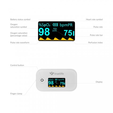 TrueLife Oximeter X3 Pulzoximéter